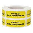 thumbnail image 1 of Store At Room Temperature Healthcare Yellow Labels | .5 x 1.5" Rectangle - 500 Pack, 1 of 3