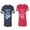 Men Navy / Women Red, variant on Boyfriend Girlfriend Fiance Husband Wife Matching Couple Cotton Jerseys (Men Navy / Women Black) (Men S / Women S)
