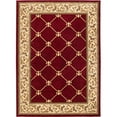 thumbnail image 1 of Infinity Home 36205 5 Pi 3 Po x 7 Pi 3 Po Tapis Intemporel Fleur de Lis - Rouge, 1 of 10