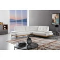 thumbnail image 2 of EK-L8005M White and Yellow Color With Sectional Faux Leather and Leather Match, 2 of 6