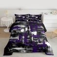 thumbnail image 2 of Castle Fairy Abstract Watercolor Full Size Comforter Sets,Mid Century Bedding Sets, 2 of 8