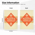 thumbnail image 6 of Native-American Heritage Month Indigenous Pride Garden Flag Decoration Yard Farmhouse Double Sided Holiday Party Outdoor Camping Decor Flags 12x18in, 6 of 7