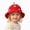 L101-Red, variant on Strawberry Hat Baby Girls Knitted Strawberry Bucket Hat Crochet Knitted Winter Hats Breathable Warm Sun Hat(L101-Yellow,1-4 Y)