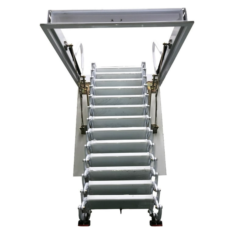 Metal pull 2024 down stairs