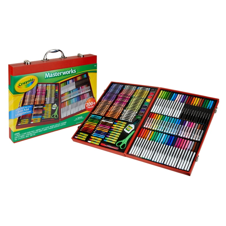 Crayola Masterworks Art Case (200+ Pcs), Art Set – D'Best Toys