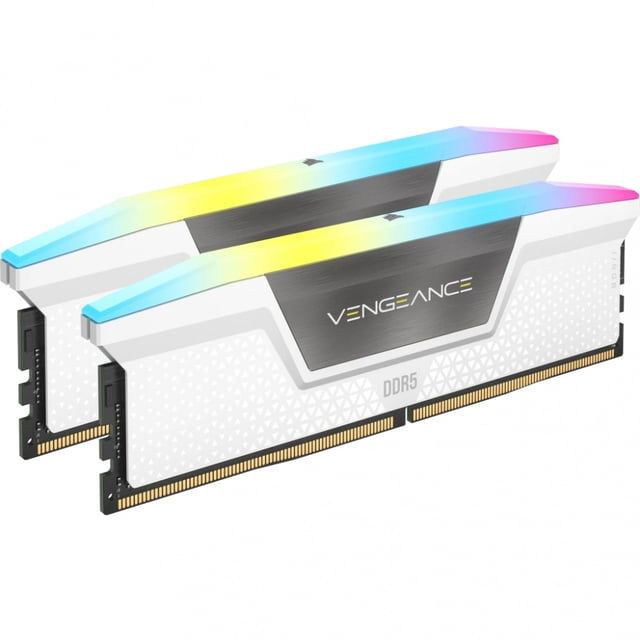 RAM CORSAIR DDR5 VENGEANCE 2X16 32GB 6400 BLANCO RGB
