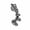Left, variant on Skulls Ear Crawler Hypoallergenic Surgical Stainless Steel Gothic Post Cuff-Right