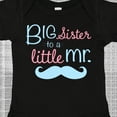 thumbnail image 4 of Inktastic Big Sister to a Little Mr Girls Baby Bodysuit, 4 of 5