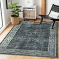thumbnail image 3 of ZACOO 10' x 13' Modern Washable Rug Large Area Rug for Living Room Bedroom Machine Washable Area Rug Non-Slip Low Pile Rug Soft Foldable Accent Rug Gray, 3 of 7