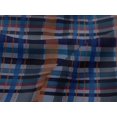 thumbnail image 3 of oneOone Viscose Jersey Fabric Madras Check Printed Craft Fabric BTY 60 Inch Wide, 3 of 4
