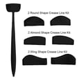 thumbnail image 2 of Kit 6 en 1 de plantillas de silicona para sombras de ojos, fijador de sombras de ojos portátil, sello de sello, moldes para sombras de ojos con corte de pliegue para mujeres., 2 of 5