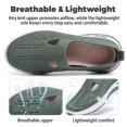 thumbnail image 3 of BERANMEY Lightweight Breathable Mesh Running Shoes Knit Comfortable Flexible Slip-On Sneakers for Women Stylish Casual Footwear for Tennis Walking & Running, 3 of 9