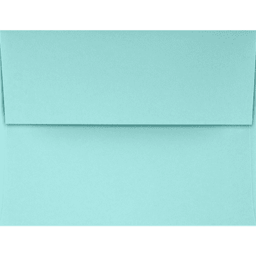 LUXPaper A4 Invitation Envelopes, 4 1/4 x 6 1/4, 80 lb. Seafoam Green, 250 Pack
