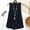 *Navy, variant on ClodeEU Women's Scoop Neck Sleeveless Chiffon Tank Top ,Double Layers Casual Blouse Tunic Red,Womens Plus XL