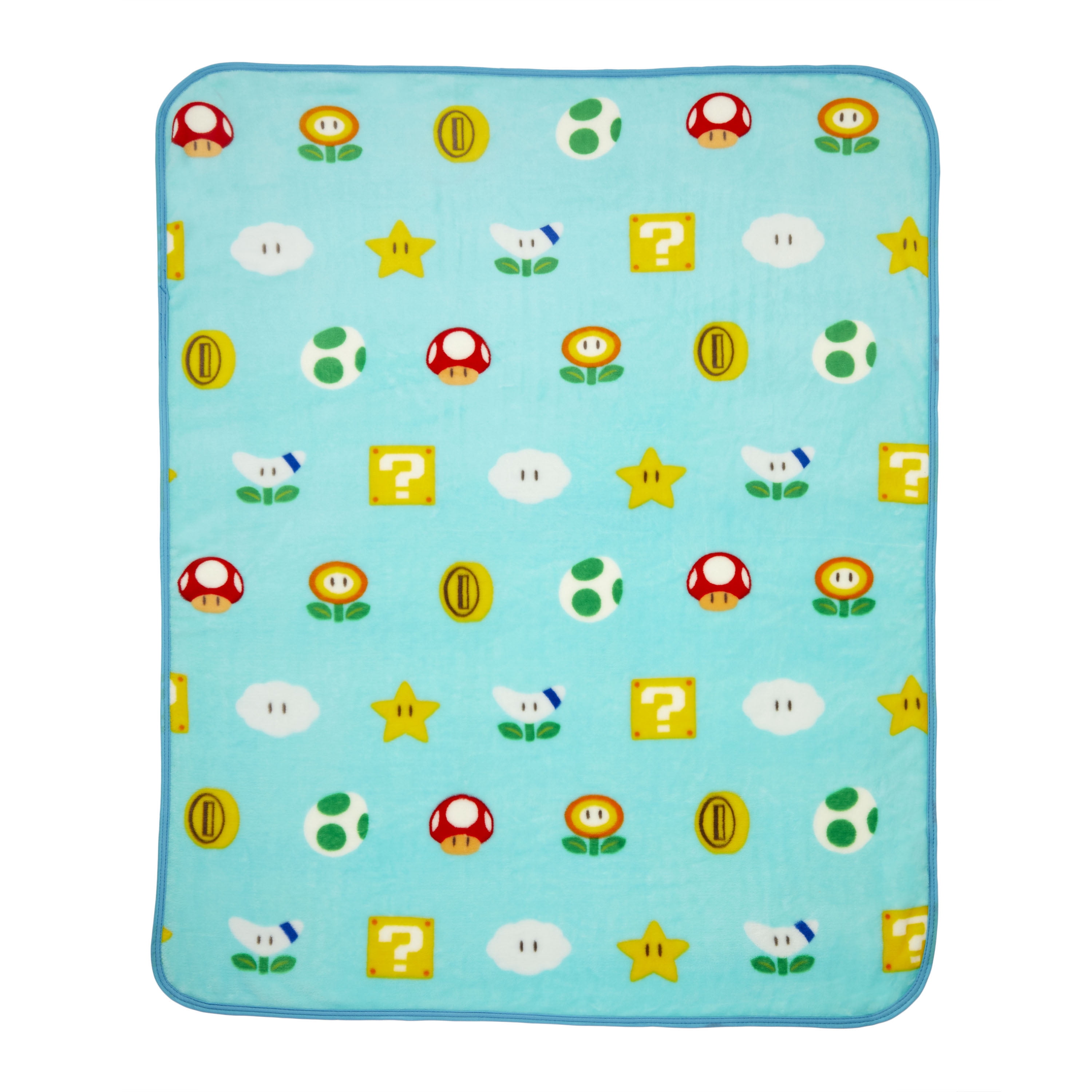 Super Mario Kids Yoshi Hugger Pillow and Fleece Throw Gift Set 2