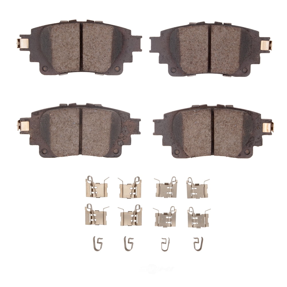 Dynamic Friction Company 1551-2183-01 DFC 5000 Advanced Brake Pads - Ceramic and Hardware Kit - OE
