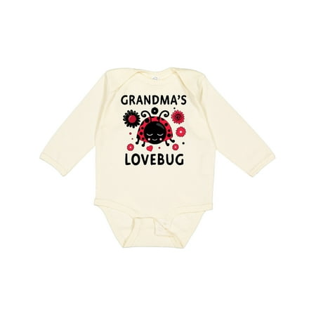 

Inktastic Valentine s Day Grandma s Lovebug Gift Baby Girl Long Sleeve Bodysuit