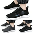 thumbnail image 6 of adviicd Men's Fashion Sneakers Wide Width Mens Slip On Running Shoes Breathable Lightweight Comfortable Fashion Non Slip Sneakers for Men (Black,9.5), 6 of 6