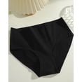 thumbnail image 6 of IF YOU Cotton Underwear for Women High Waisted Full Coverage Soft Briefs Plus Size Women's Panties S-XXL 6 Pack, 6 of 6