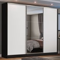 thumbnail image 2 of Ropero Closet Madesa 3 Puertas 1 Espejo N/N/B, 2 of 5