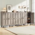 thumbnail image 3 of 40" Shoe Cabinet with 3 Doors & Adjustable Shelves for 30 Pairs, Tall Farmhouse Shoe Storage Rack for Entryway Living Room Closet, 3 of 9