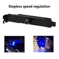 thumbnail image 2 of 2X Pc 8 Channels Fan Hub Cooling Fan Speed Controller for CPU Case HDD VGA PWM Fan PCI Bracket Power By 12V Fan (), 2 of 6