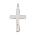 thumbnail image 2 of Auriga Fine Jewelry 925 Sterling Silver Satin Antiqued Crucifix Cross Pendant for Women (Length - 35mm, Width - 20mm), 2 of 6