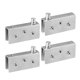 thumbnail image 5 of Bisagra de vidrio de acero inoxidable, bisagra de pivote para puerta de vidrio, 2 pares, 5 of 5