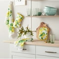 thumbnail image 2 of Martha Stewart Lots of Lemons Modern Kitchen Towel, Oven Mitt & Potholder Set 4-Pack, White-Yellow, 2KT: 16"x28", OM: 7"x13", PH: 7"x10", 2 of 11