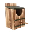 thumbnail image 3 of Terraxo Birdhouse Made of [material Not Specified], Weatherproof, Easy to Clean, Hanging Birdhouse, Owl Nesting Box for Garden, Country House, Terrace, 3 of 8