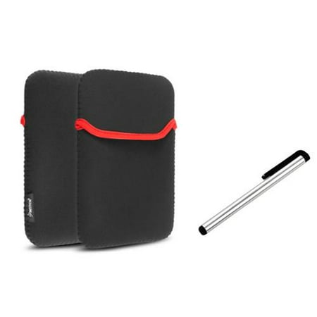 Insten Black 7-inch Sleeve Case Bag+Stylus Pen For Apple iPad Mini 3rd 2nd Retina Display / Samsung Galaxy Tab 3 7.0 Universal