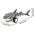 thumbnail image 2 of DAMAI Remote Control Shark Car Toys,Cars Simulation Shark with Cool Light, 360° Stunt Drift & Most Terrains,Outdoor Toys for Birthday Gift(Gray), 2 of 9