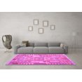 thumbnail image 3 of Ahgly Company Indoor Rectangle Abstract Purple Contemporary Area Rugs, 7' x 9', 3 of 4