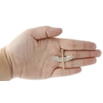 thumbnail image 5 of 10K Yellow Gold Genuine Diamond Jesus Angel Wings Crucifix Pendant Charm 0.30 Ct, 5 of 5