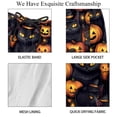 thumbnail image 4 of luoweisi Men's Beach Shorts Quick Dry Swim Trunks with Mesh Lining Halloween Black Cat L, 4 of 5