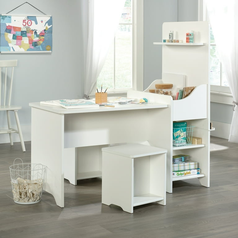 Sauder Pinwheel Engineered Wood 3-Piece Kids Activity Center Set