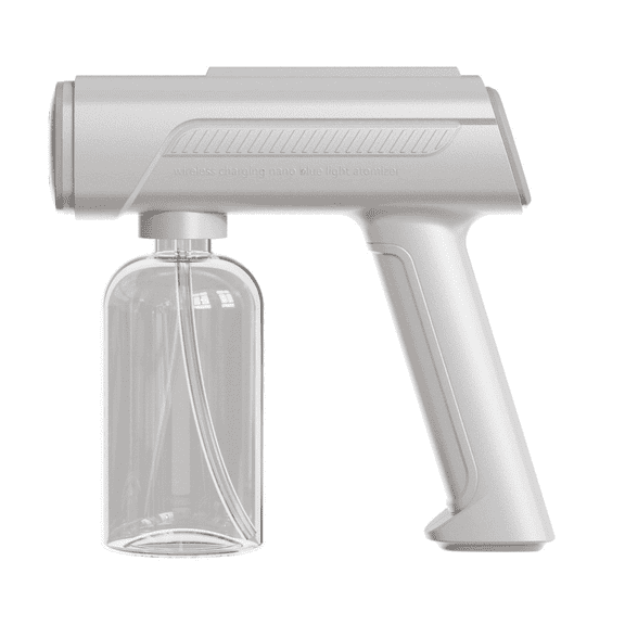DOVVEE Electric Continuous Mist Spray Bottle, 8.8Oz 268ml Clear Refillable Portable Sprayer for Hairstyling, Cleaning, Plants, Pets, Barbers, Salons