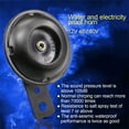 ebike Motorcycle Electric Horn Kit 12V 48V 60V Waterproof Round Horn