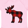 thumbnail image 4 of Inktastic Moose Silhouette Plaid Boys or Girls Baby Bodysuit, 4 of 5