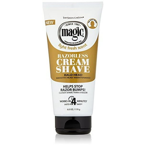 SoftSheenCarson Magic Razorless Shaving Cream Men, Hair Removal Cream