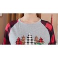 thumbnail image 3 of Anbech Women's Christmas Graphic Tee, Long Sleeve Snowflake Merry Christmas Shirt, 3 of 8