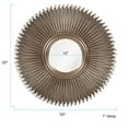 thumbnail image 4 of Tyler Dillon Singapore Starburst Round Wall and Accent Mirror - Silver - 50", 4 of 8