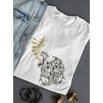 thumbnail image 3 of Roaring Lion Printing Shaped T-Shirt Women -Image by Shutterstock, Female Small, 3 of 4
