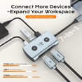 thumbnail image 4 of Estación de acoplamiento USB-C AI 7 en 1 TOPOINT dual 4K 100W PD, 4 of 9