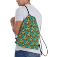thumbnail image 3 of Drawstring Backpack - Cute Mushroom Pizza Eye Splash Proof Small Drawstring Gym Bag for Women Men, Cinch Sports String Bag Backpack for Travel Swimming Beach, 3 of 8
