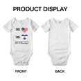 thumbnail image 3 of 50% Salvadoran + 50% American = 100+% Beautiful Cute Baby Clothing Bodysuits For Boy Girl, 3 of 5