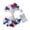 B, variant on 250th Anniversary USA Decorative String Lights, America Flag Design Star Decor Lights Battery Operated for Independence Day Holiday Party Indoor Outdoor