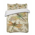 thumbnail image 2 of Vintage Dragonfly Full Size Down Alternative Comforter, Lightweight Comforter Quilt Bedding Set with Pillow Shams Vintage Brown Tree Branch All Seasons Bed Comforter Duvet Insert 78"x90", 2 of 7
