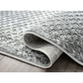 thumbnail image 3 of Abani Luna Collection Mesh 8' x 10' Grey Gold Modern Luxury Area Rug, 3 of 5