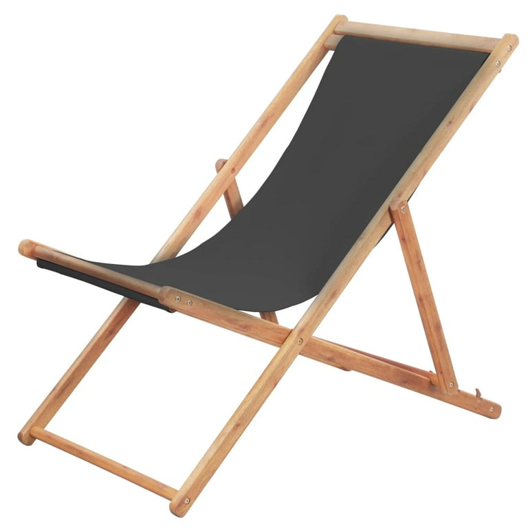 Foldable wooden online beach chair